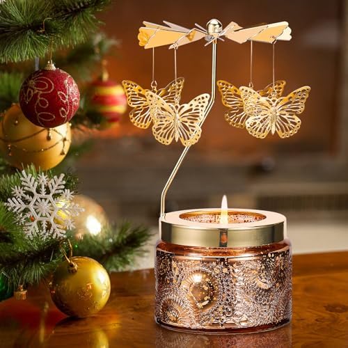 DAISRED Rotating Scented Candle Gift for Women