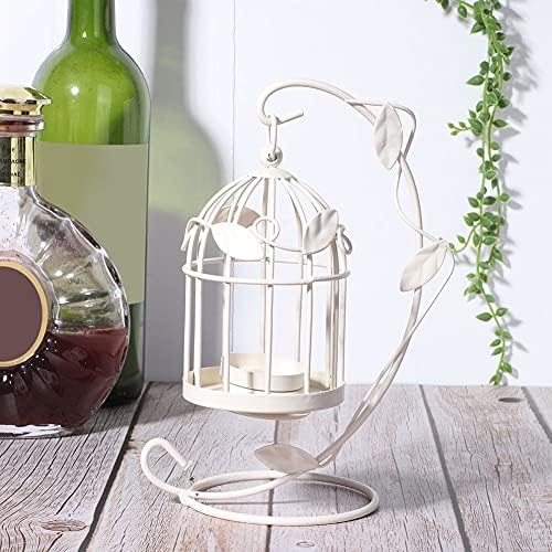 Hokzyhouse Innovative Iron Leaves Candle Holder