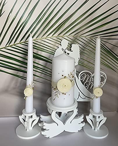 Elegant Unity Candle Holder Set