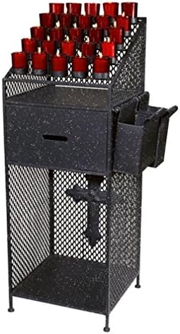 Religious Gifts Wrought Iron Votive Candle Light Stand 38 Inch H
