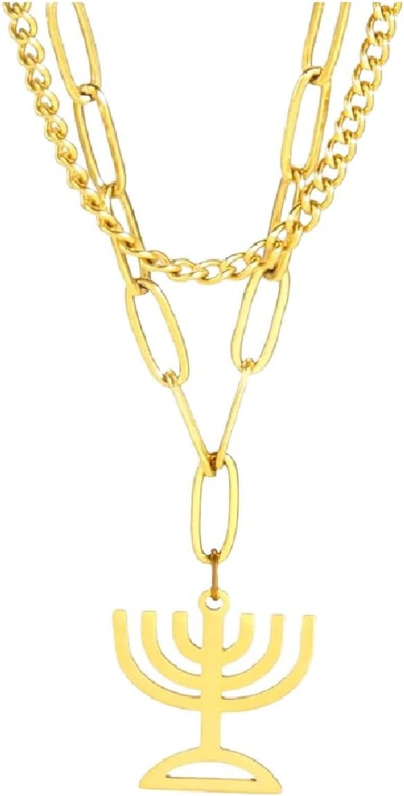 Hanukkah Pendant Necklace AWIEMIMGIMI