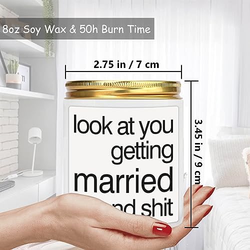 Personalized Bridal Defense Candle