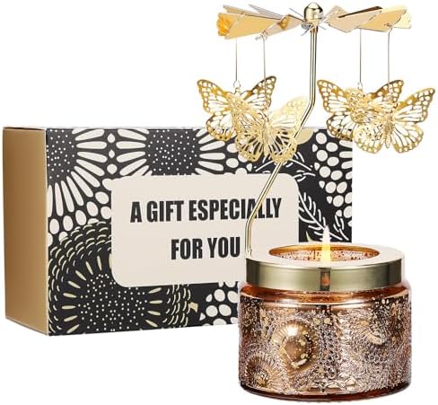 DAISRED Rotating Scented Candle Gift for Women