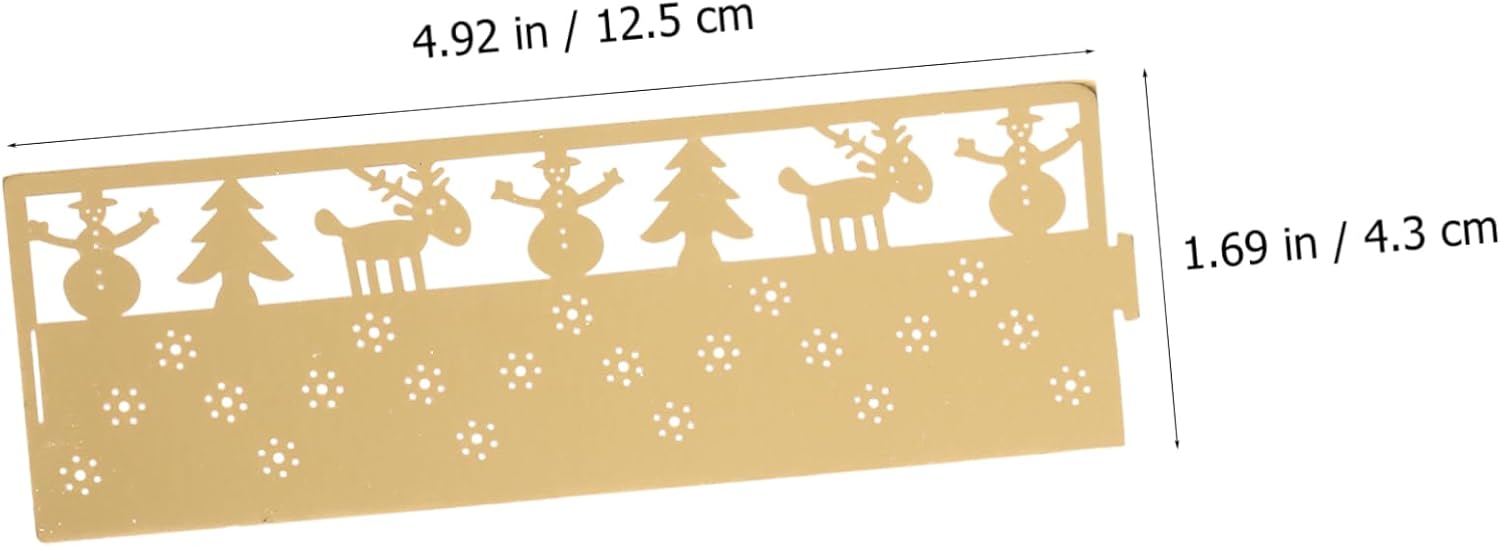 Snowflake Candle Lampshade 50 Pack for Xmas Winter Decor