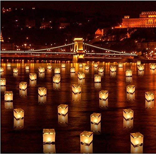 20PCS Biodegradable Floating Water Lanterns for Celebration