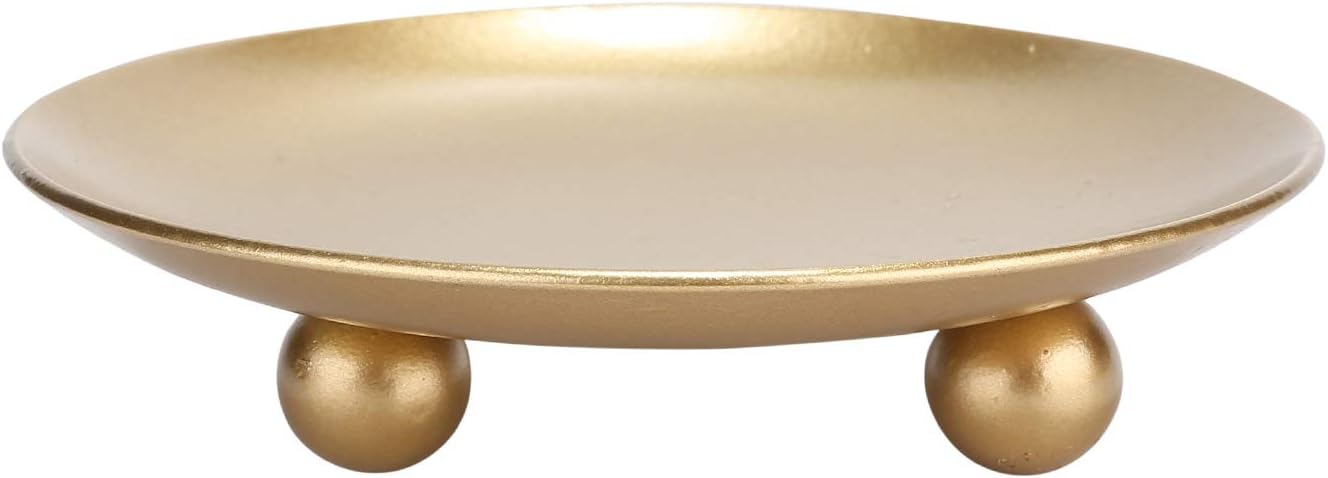 Scwhousi Iron Plate Candle Holder Set of 3 1