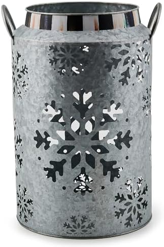 Step into the holiday spirit with our unique Snowflake Lantern