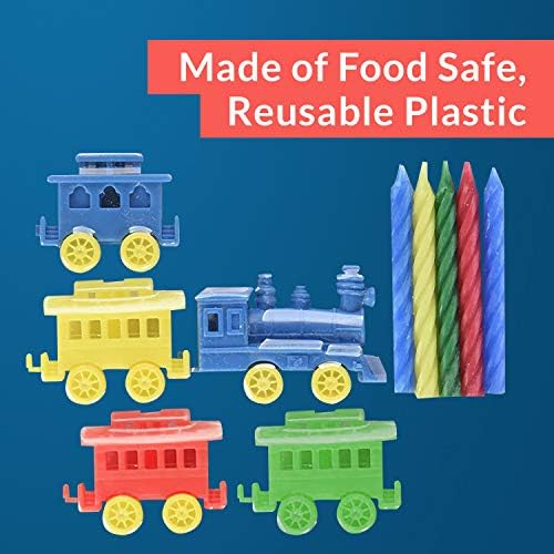Oasis Supply Birthday Train Candle Holder 5 Candles Included