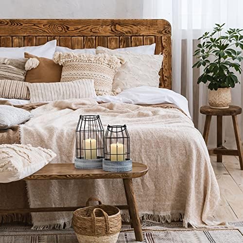 Stylish Rustic Lanterns Set of 2