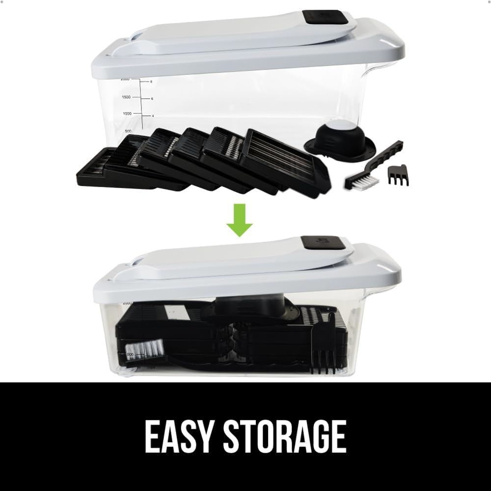 Gorilla Grip 12-Blade Vegetable Chopper BPA-Free Black