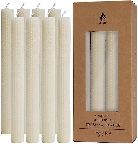 AGLARY 8 x 9 Taper Candles