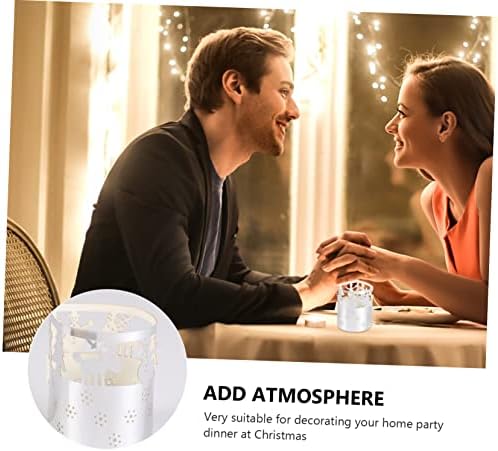 Goohochy 50-Piece Xmas Snowflake Paper Lampshade