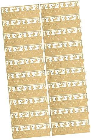 Snowflake Candle Lampshade 50 Pack for Xmas Winter Decor