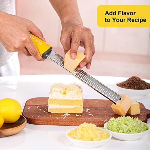 Zest Up Your Day with the DulcicaSA Premium Stainless Steel Lemon Zester Grater