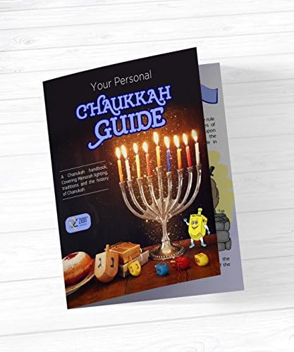 Complete Hanukkah Sturdy Perfect Size Menorah Kit