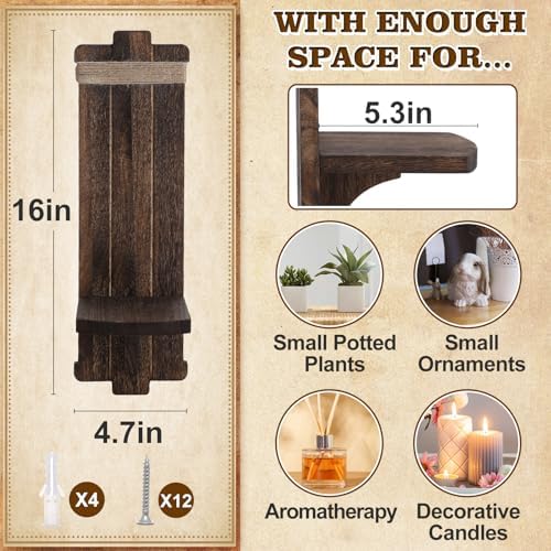 2-Piece Vintage Rustic Wall Sconces