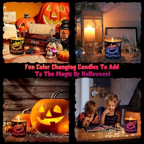 Pumpkin Scented Candles Halloween Decor for Home