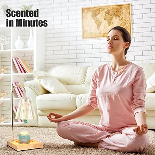 Eco-Friendly Candle Warmer Lamp with Timer 50-Watt Halogen Desk Candle Lighter