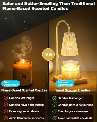 Soo canceled Candle Warming Lamp Adjustable Height