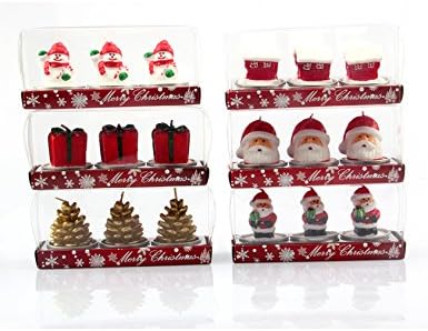 3 Realistic Snowman Candles for Christmas - Festive 1x2 Inch Alluring
