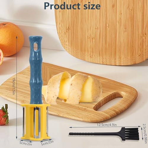 Two-Piece 3-in-1 Julienne Peeler and Slicer