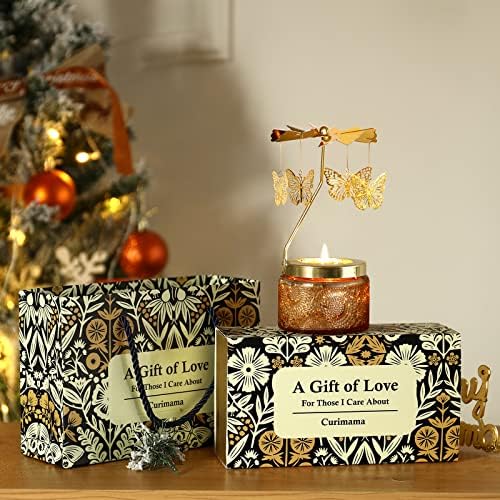 Butterfly Candle Set Thermal Air Rotation Elegant Aroma for Unique Gifting