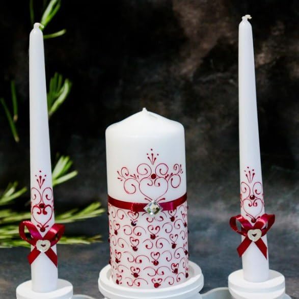 Elegant Wedding Candle Set