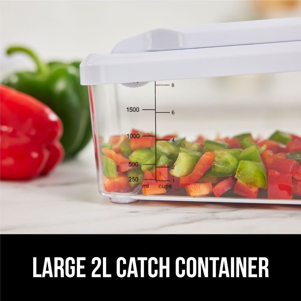 Gorilla Grip 12-Blade Vegetable Chopper BPA-Free Black