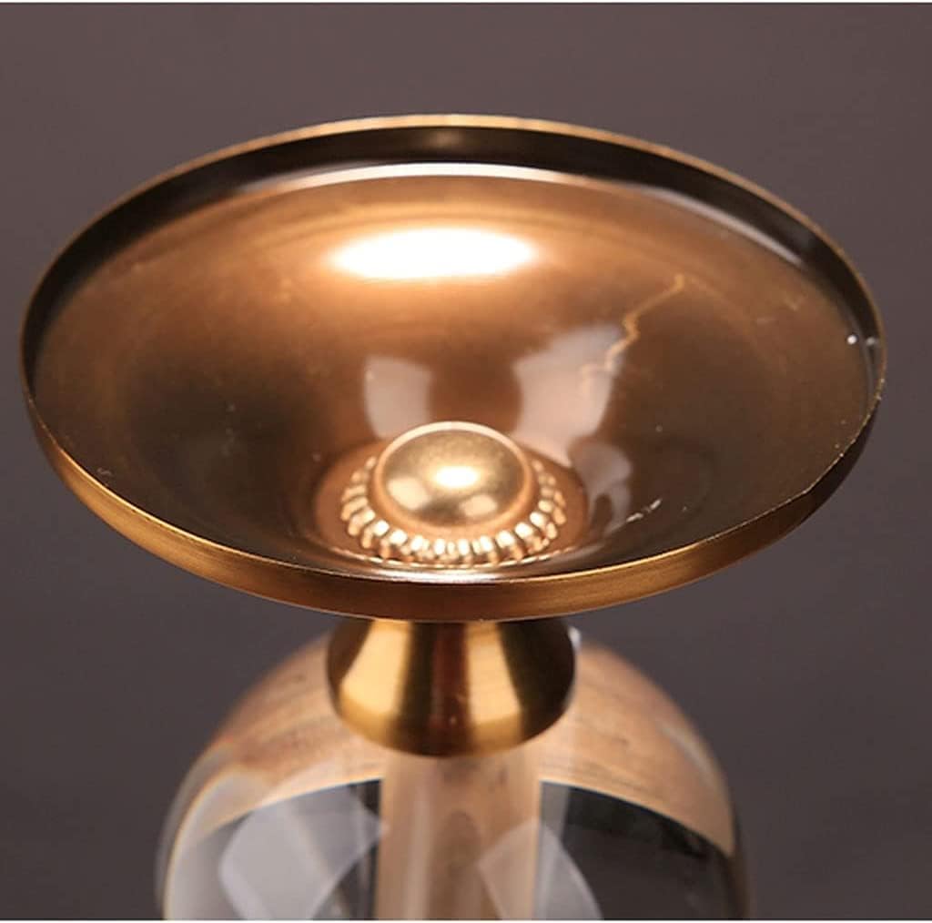 Elegant Metal Candlestick Holder with Unique Design