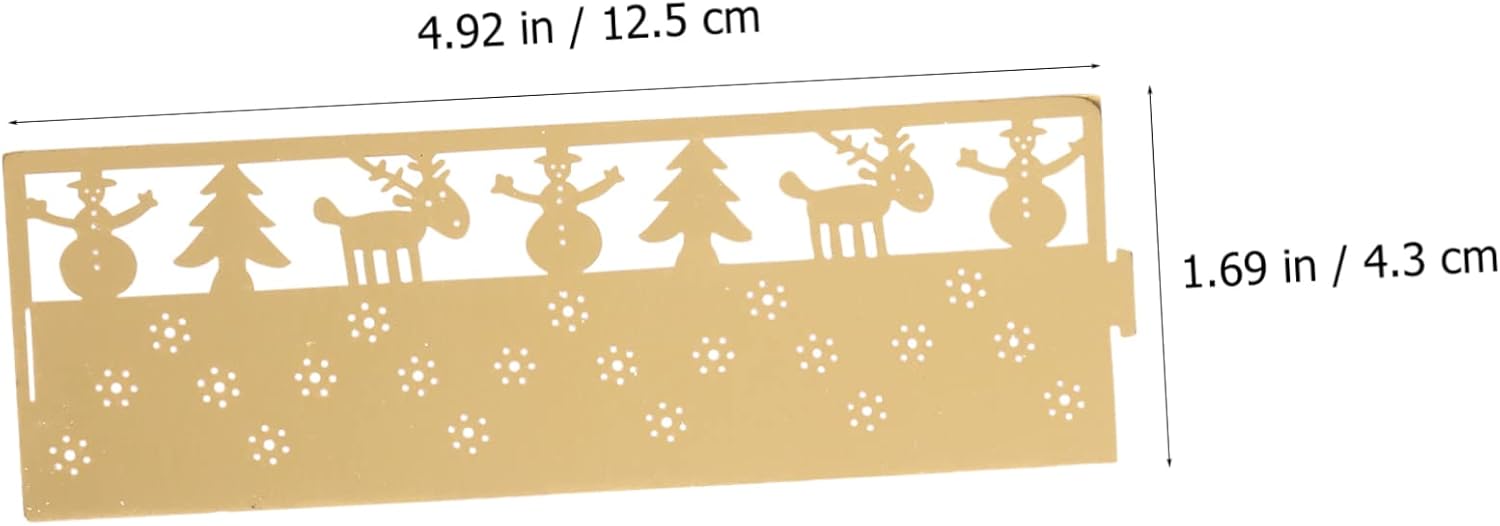 Brilliant Gold Christmas Candle Shade 50-Piece Set