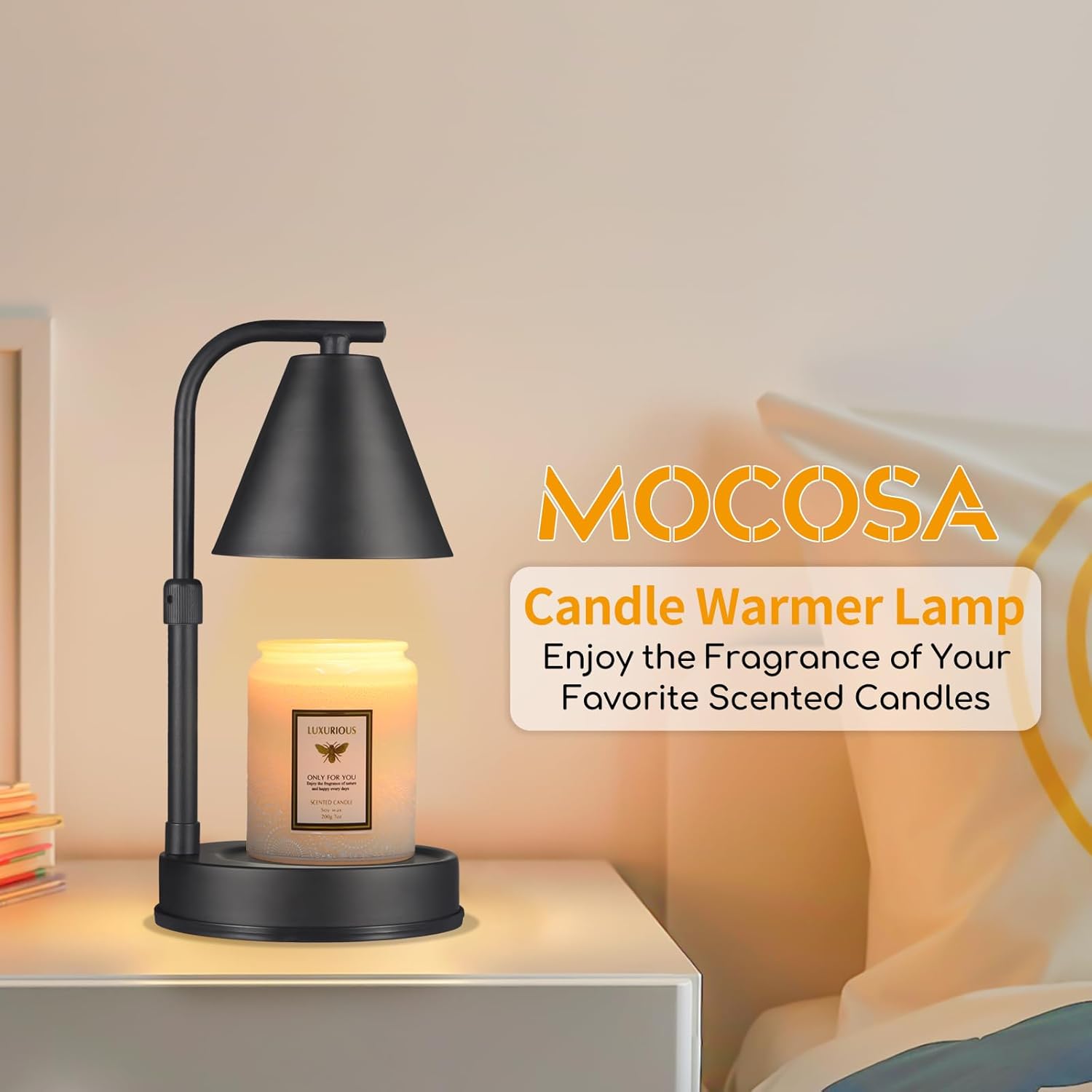 Adjustable Candle Warmer Lamp Adding Warmth Ambiance to Any Space