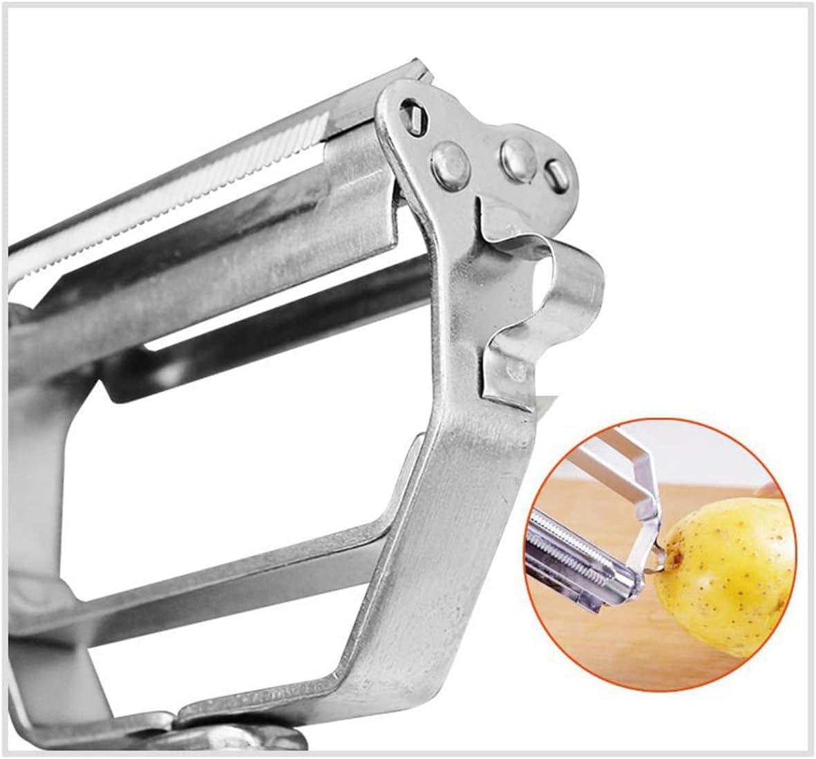 Cookaroos Peel Pro Peeler Multi-directional Vegetable Fruit Peeler