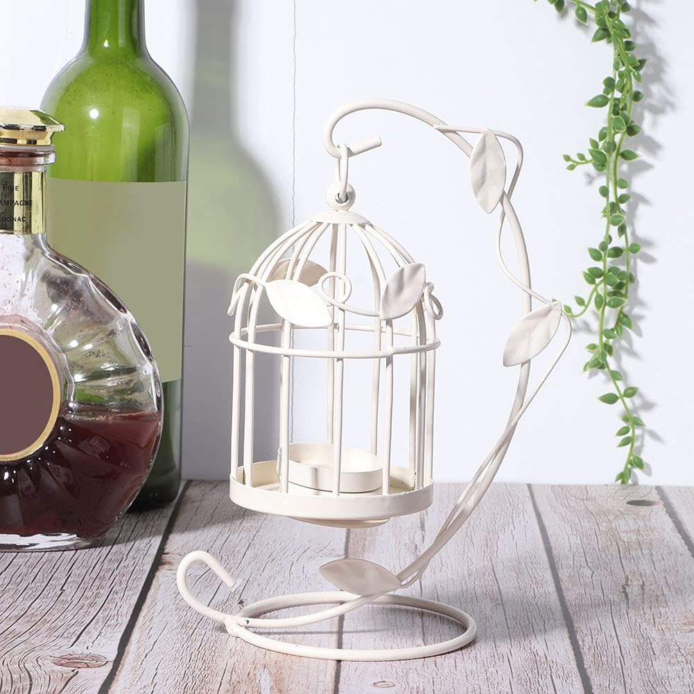 Hokzyhouse Innovative Iron Leaves Candle Holder