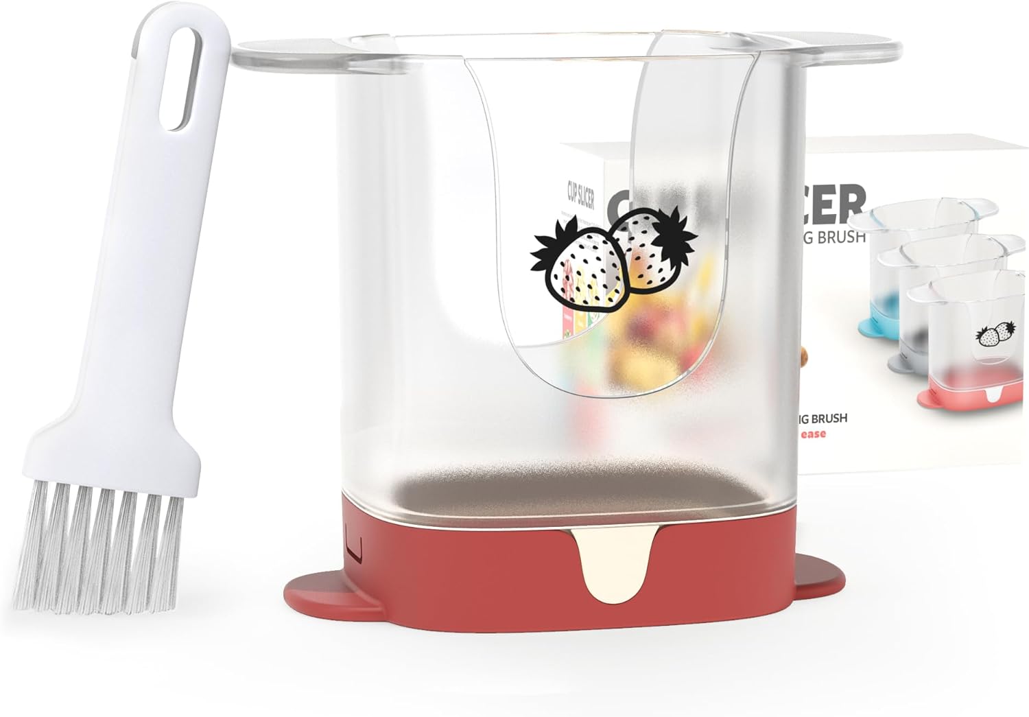 TMEDW Premium Fruit and Vegetable Slicer with Brush