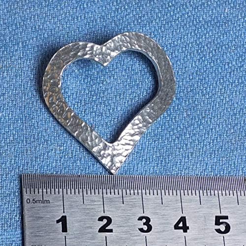 Elegant Heart Candle Pins in Lead-Free Fine Pewter
