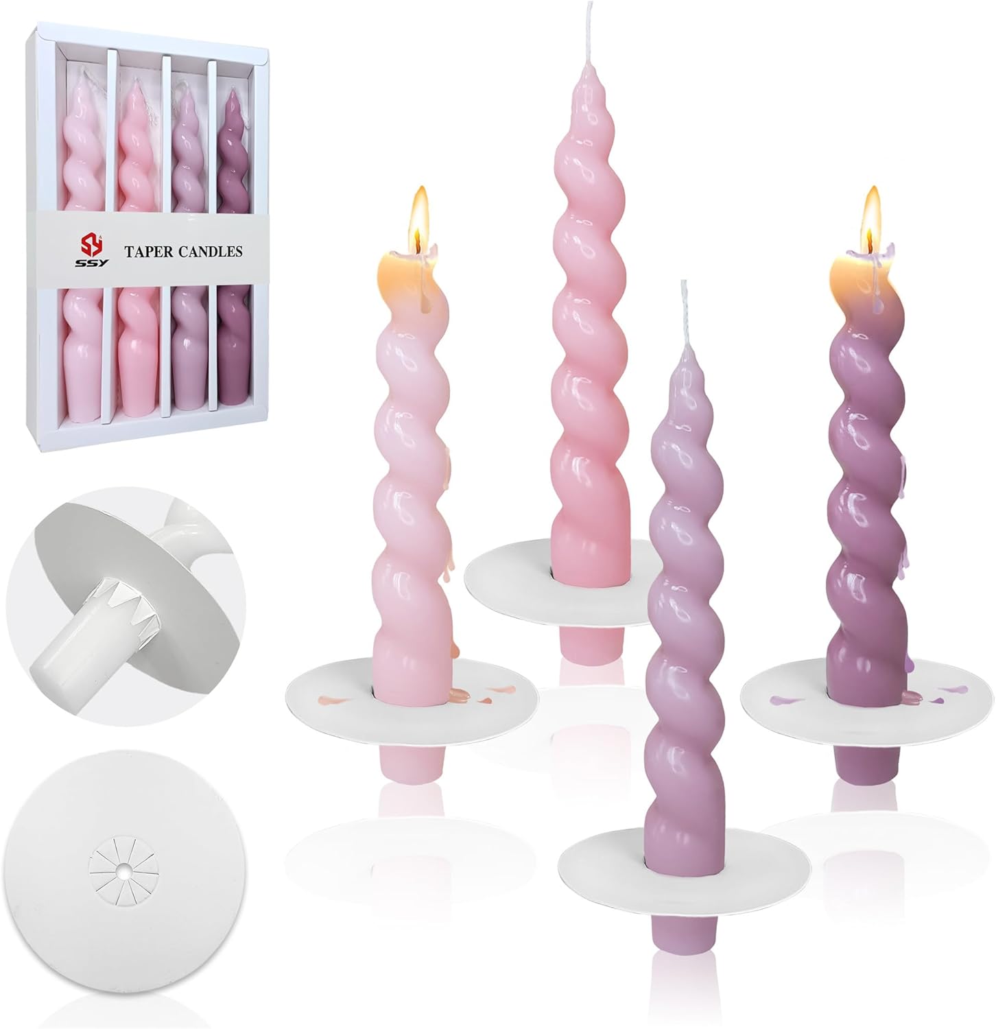 Breakthrough Drip Protection for Taper Candles
