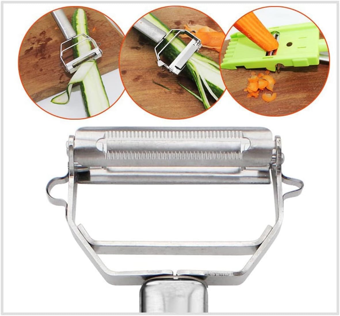 Cookaroos Peel Pro Peeler Multi-directional Vegetable Fruit Peeler