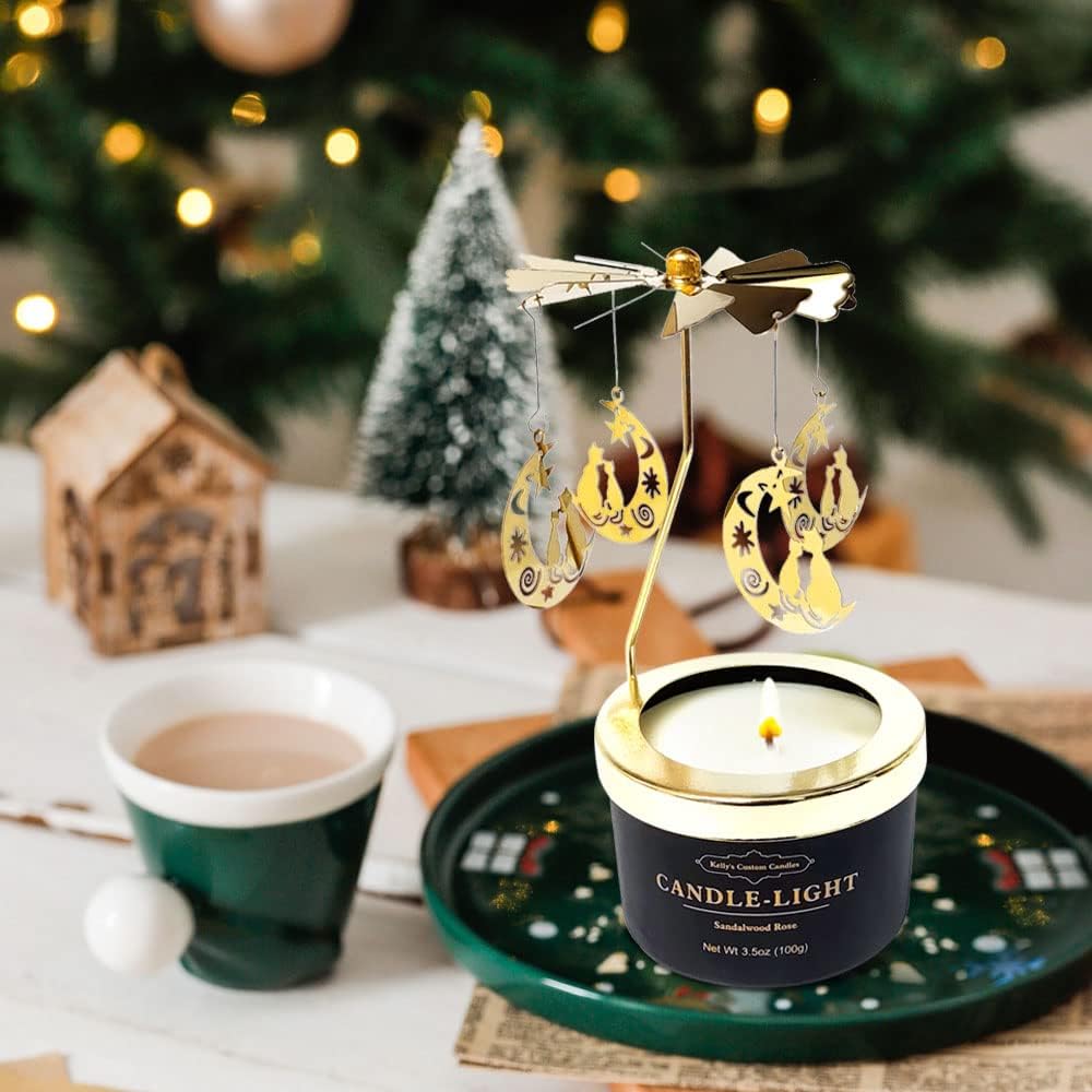 Kellys Custom Candles A Hilarious and Elegant Rotating Aromatherapy Candle Set