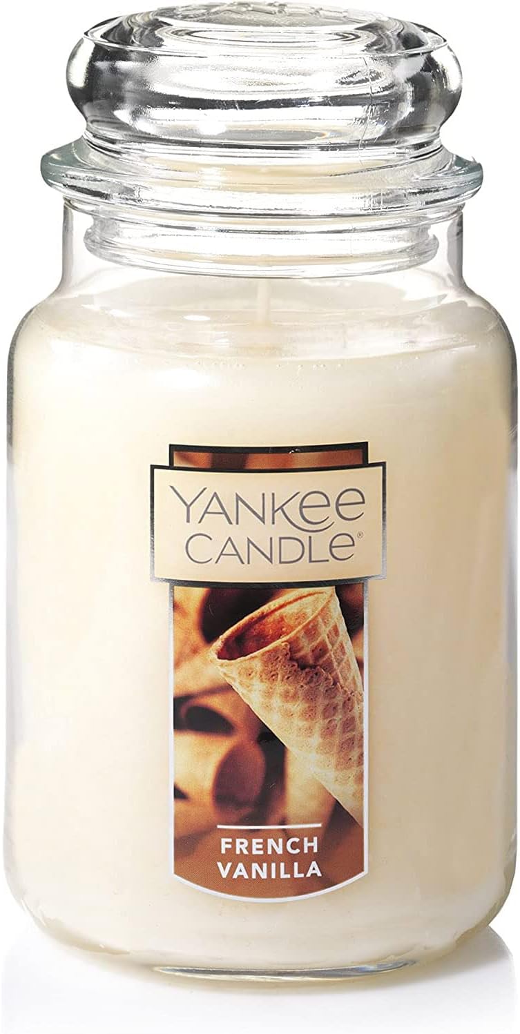 French Vanilla Candle Long-Lasting 22oz Jar Perfect Gifting for Any Occasion