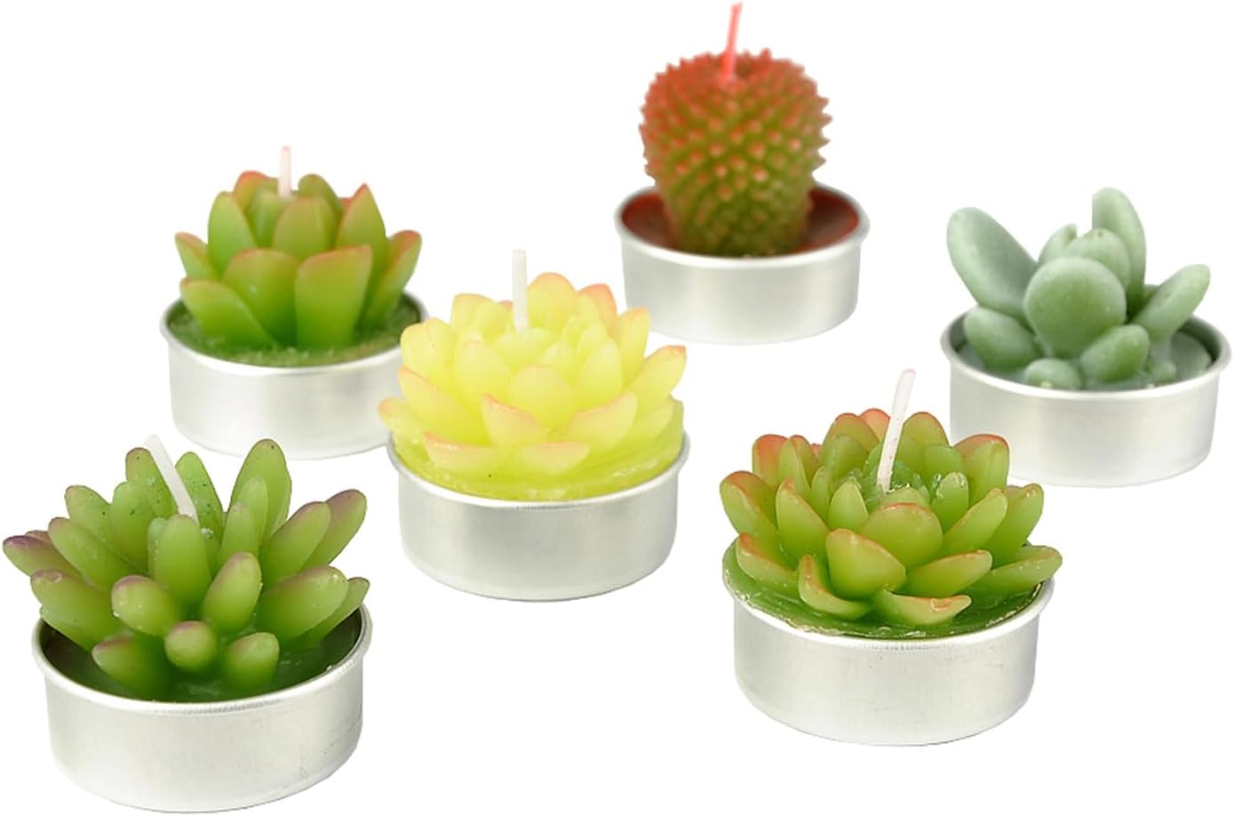 Elegant Cactus Tealight Candles