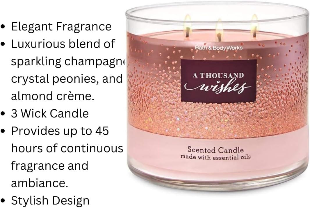 Thousand Wishes Candle Floral