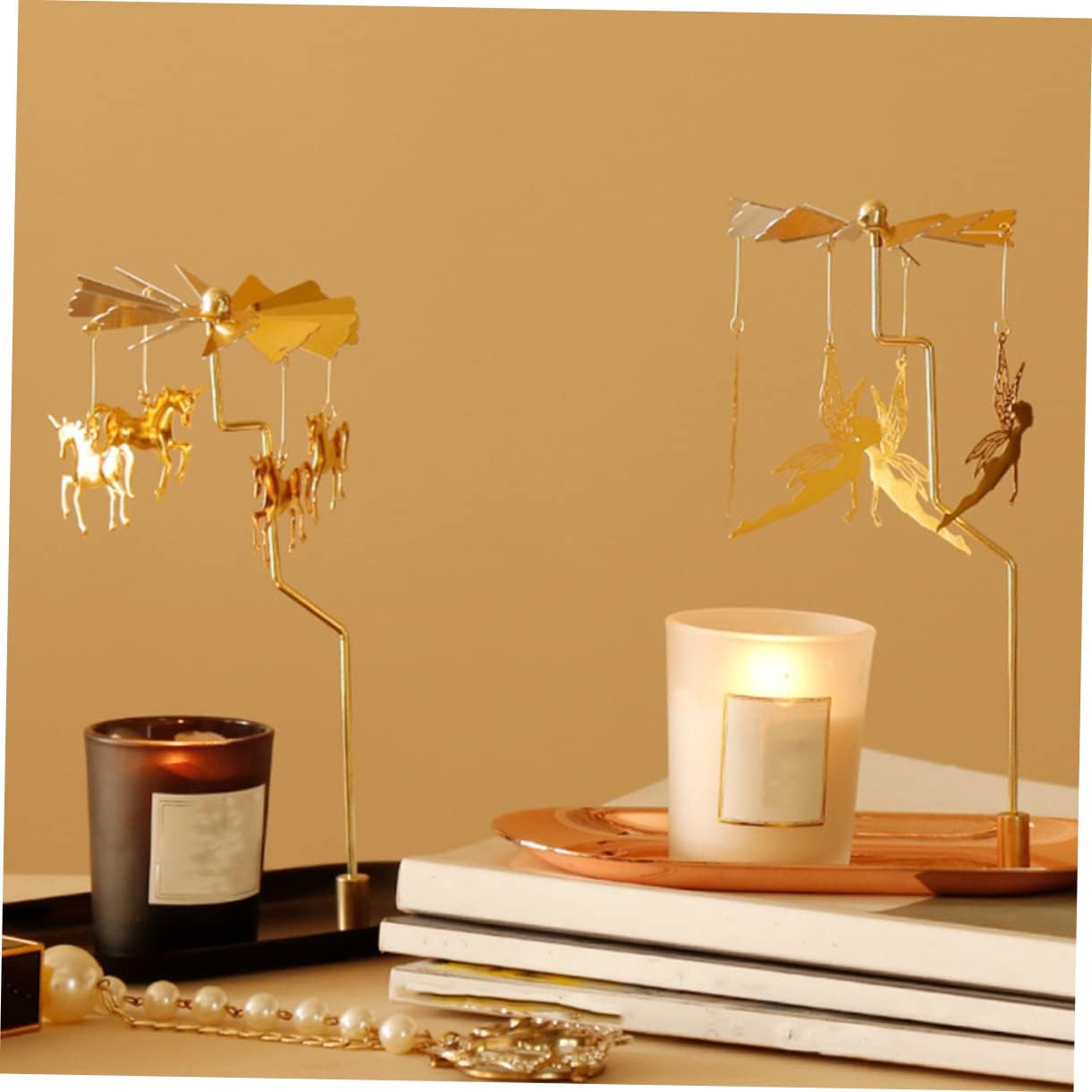 Rotating Candle Holder for Home Decor