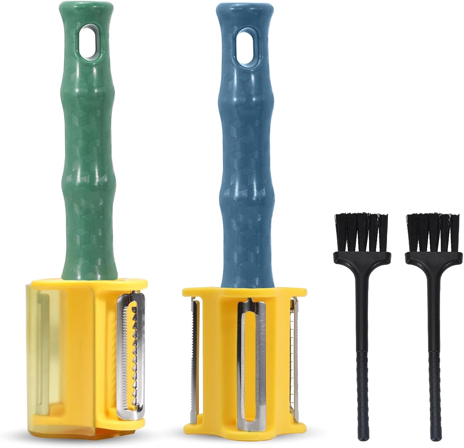 Two-Piece 3-in-1 Julienne Peeler and Slicer