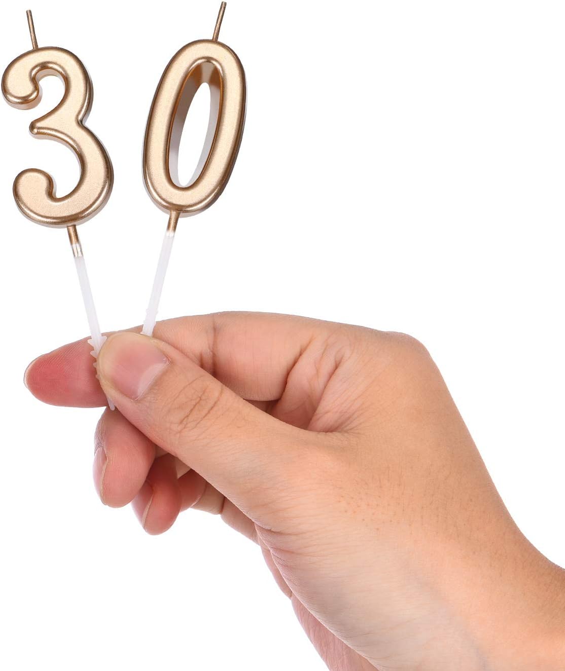 Charming 30th Birthday Candle with Numerical Design