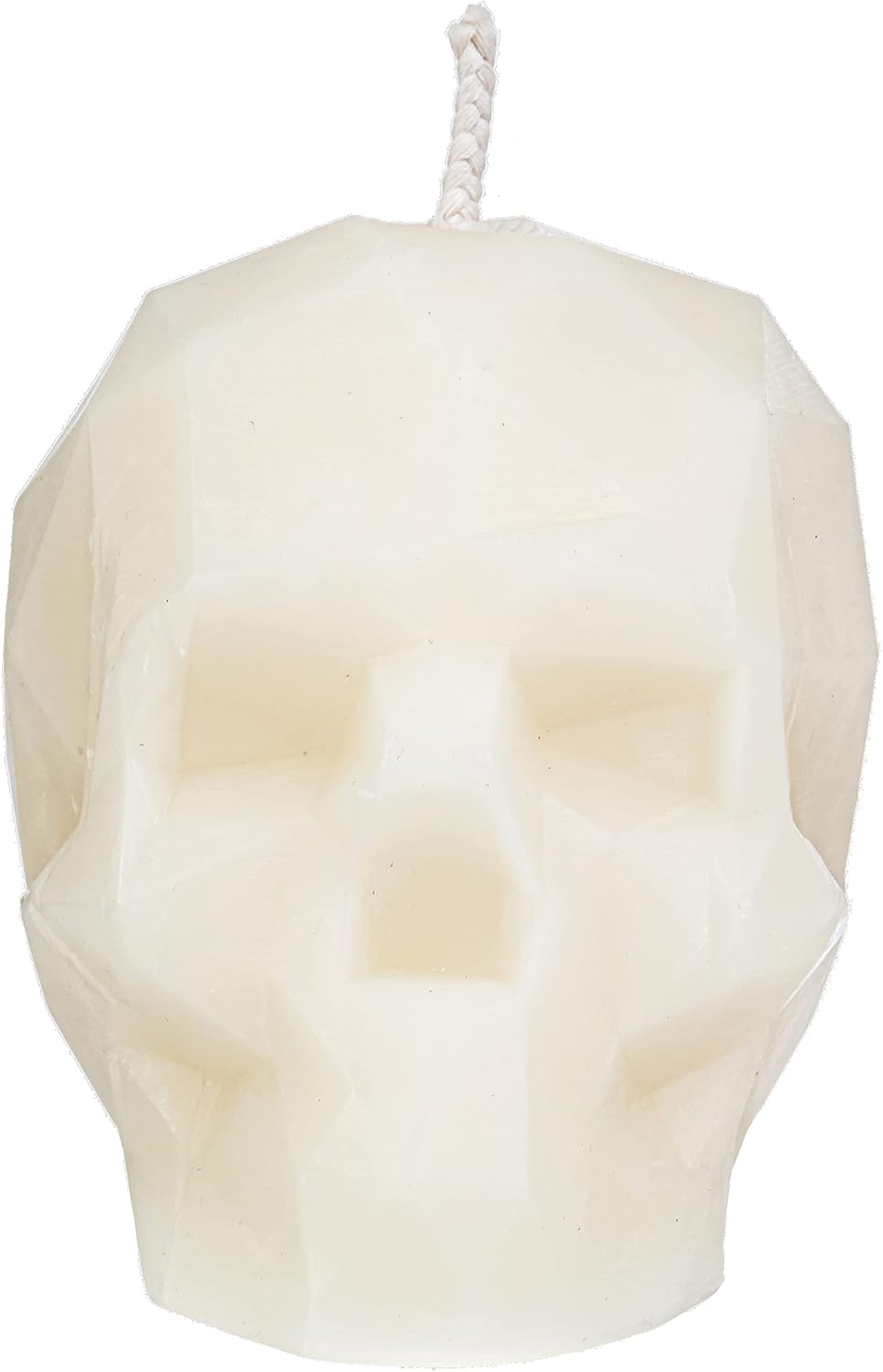 Large White Skull Bee Candle