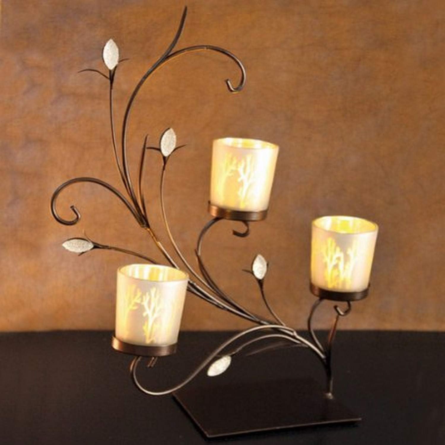 The Whispy Feather Votive Candle Holder 12