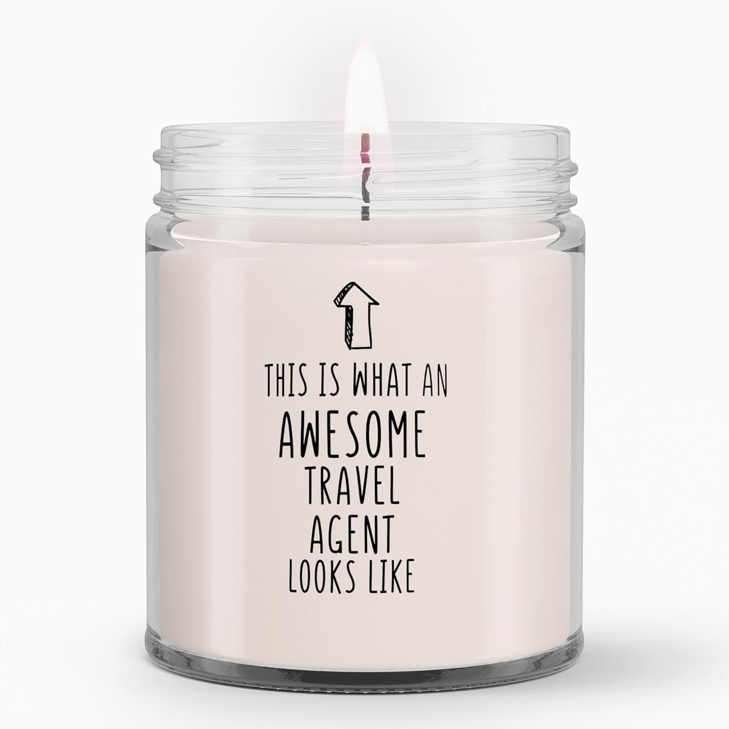 Funny Travel Agent Candle Gift