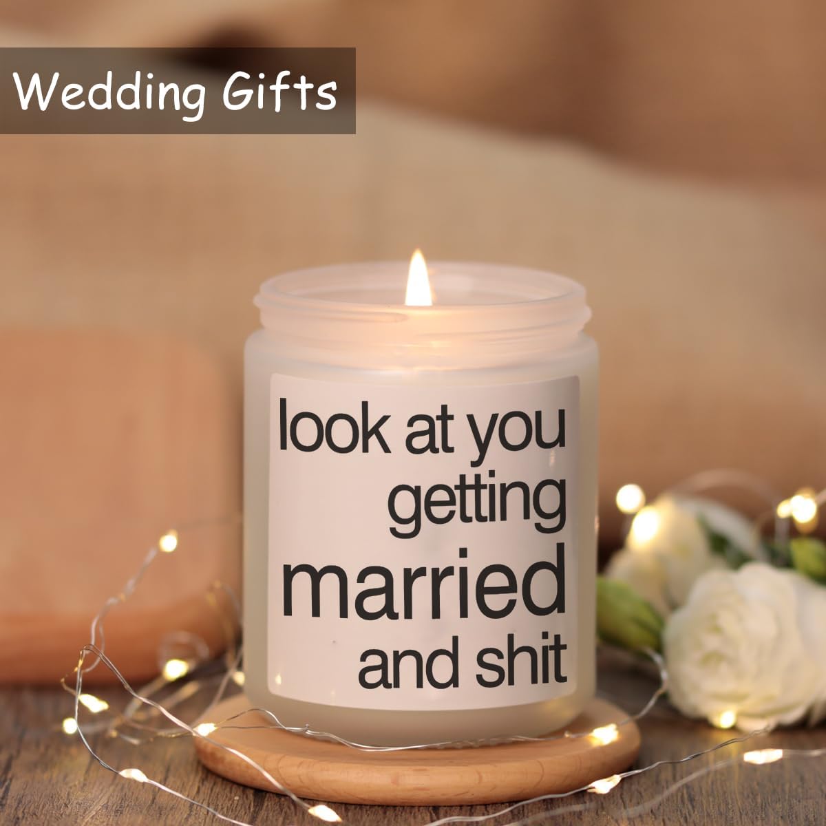 Personalized Bridal Defense Candle