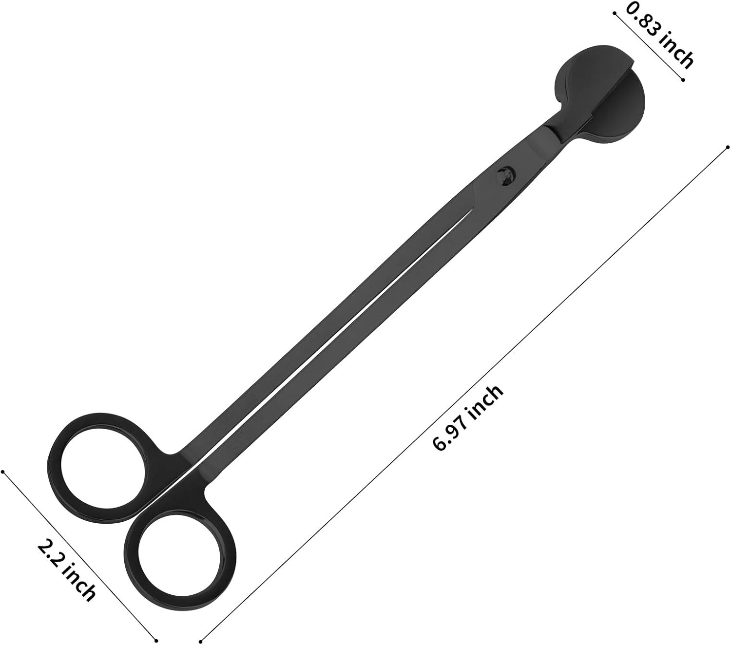 Stainless Steel Candle Wick Trimmer by ChefbEE - Effortless Deep Candle Cutting
