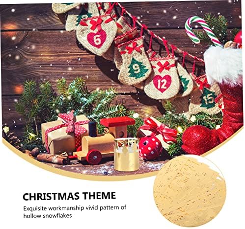 Zerodeko Party Candle Shade - Snowflake 50PCS - Makes Your Home Festive
